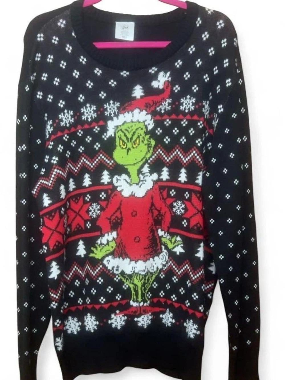 The Grinch sweater Graphic Holiday Sweater Size Large